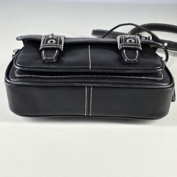 Vintage Coach Bleecker Leatherware Mini Flap Crossbody Bag + Matching Wristlet - Picture 11 of 16